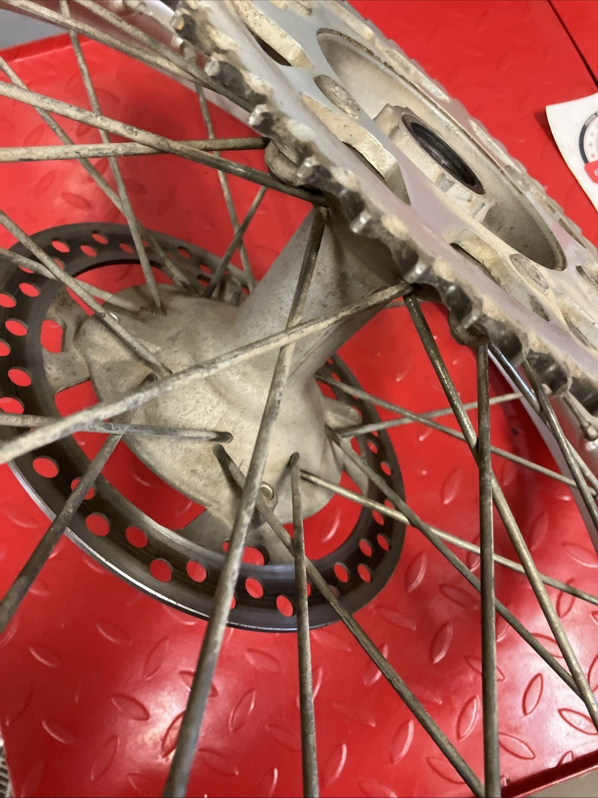 Honda CR250R 2000 Front and rear wheel set 2001