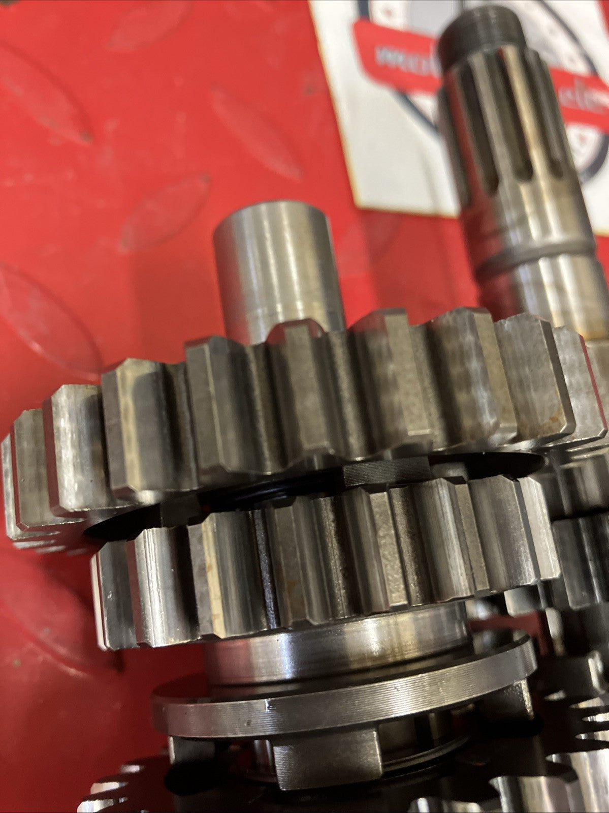 Honda CR250R 2000 Transmission main counter shaft gear forks drum 1998 1999 2001