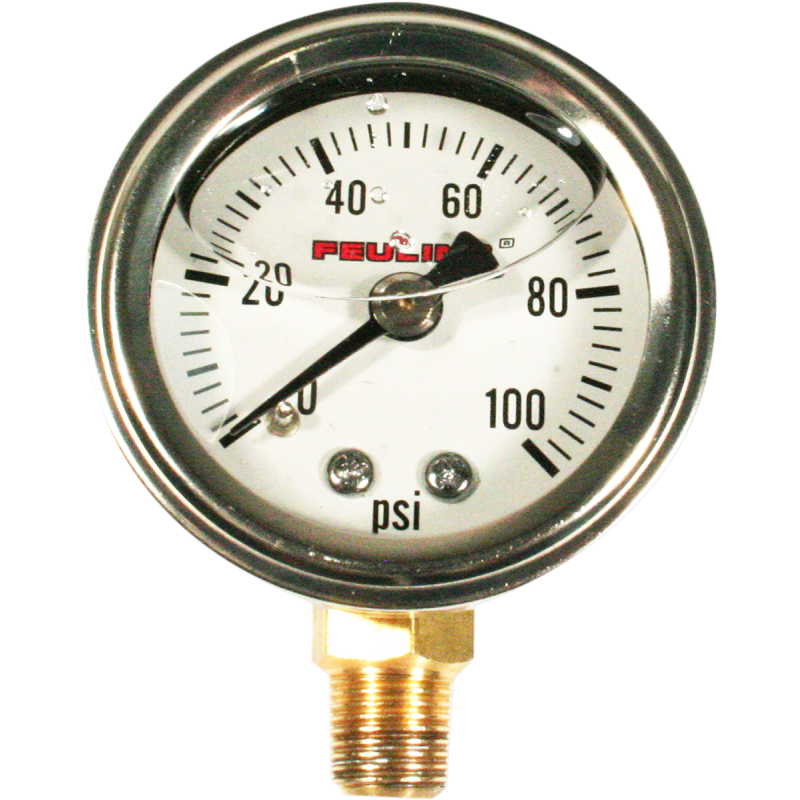 FEULING OIL PUMP CORP. GAUGE PRESSURE LIQ WHT 9040