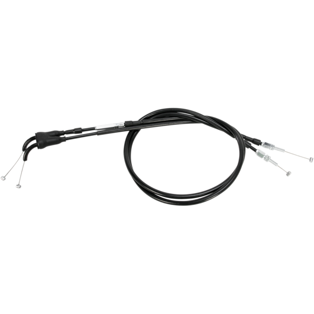 MOTION PRO THROTTLE CABLE PUSH-PULL BLACK VINYL SET 04-0278
