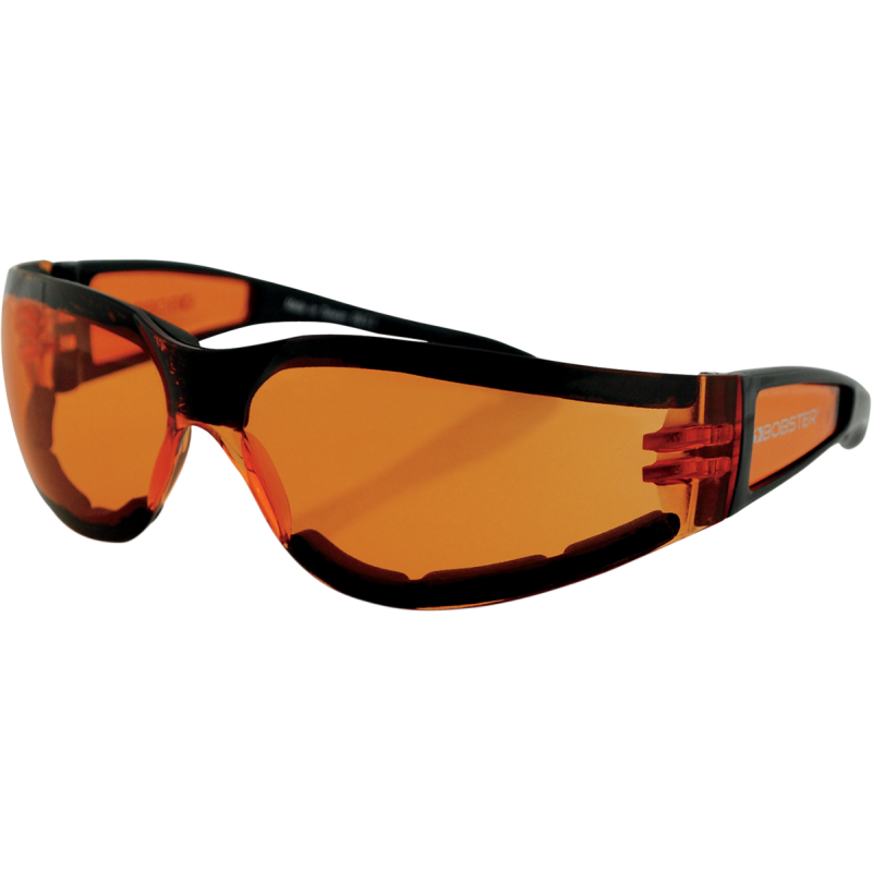 BOBSTER SHEILD 2 SUNGLASS BLACK FRAME AMBER LENS ESH202