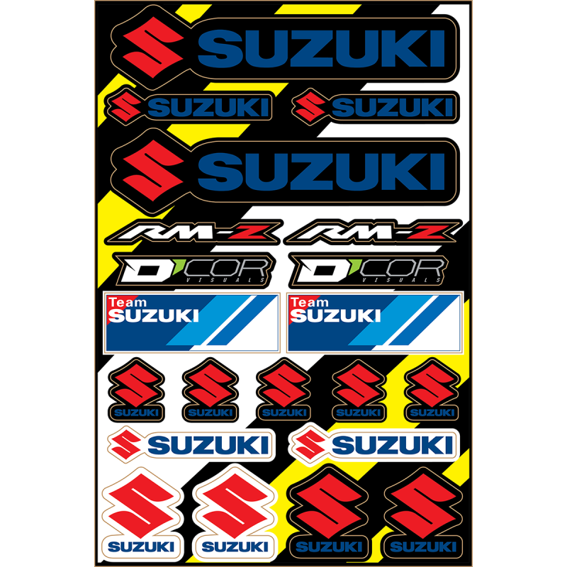 D'COR VISUALS DECAL SHEET SUZUKI COR2 40-40-104