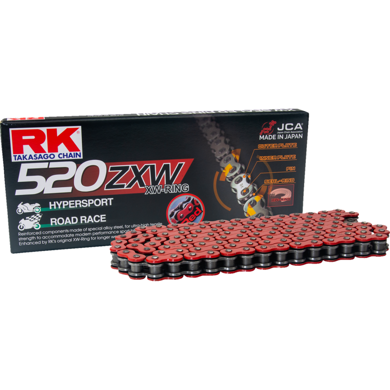 RK CHAIN RK RR520ZXW-120 RED RR520ZXW-120