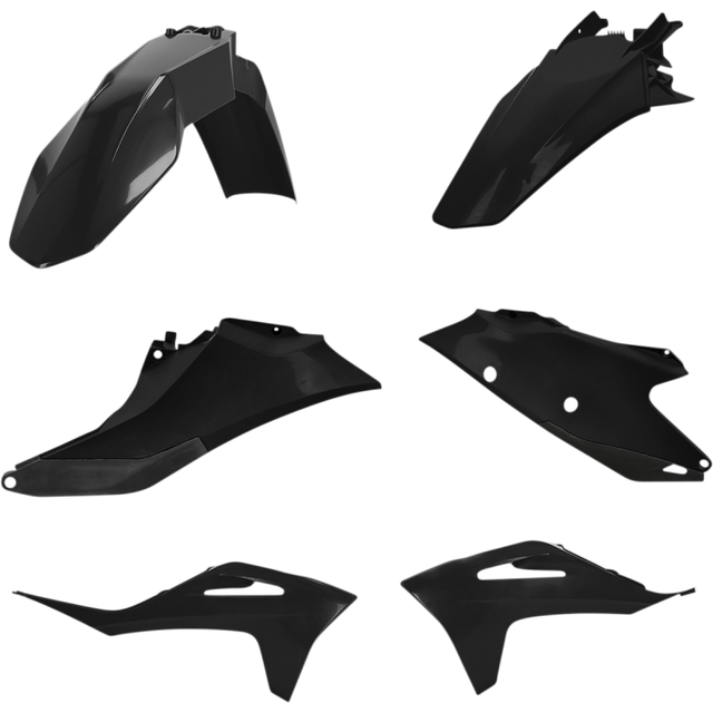 ACERBIS PLASTIC KIT- GASGAS EC250/300/250F/350F:21-22 BLACK 2872800001
