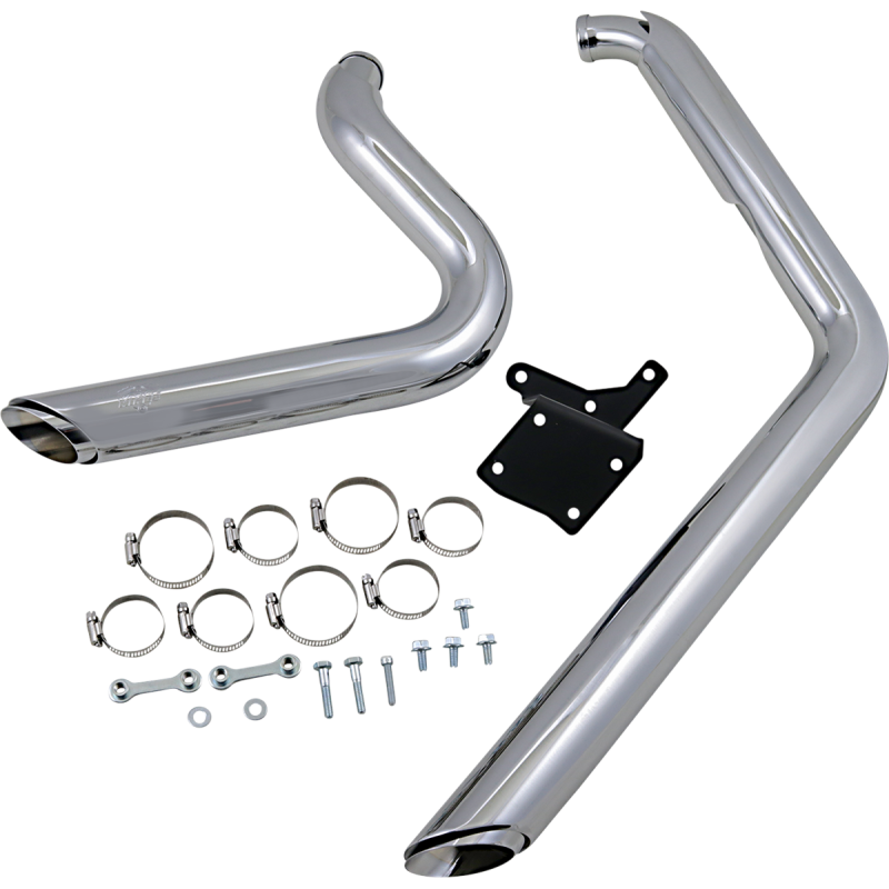 VANCE & HINES 91-05 DYNA SHORTSHOTS STAG 2:2 FS CHROME 17213