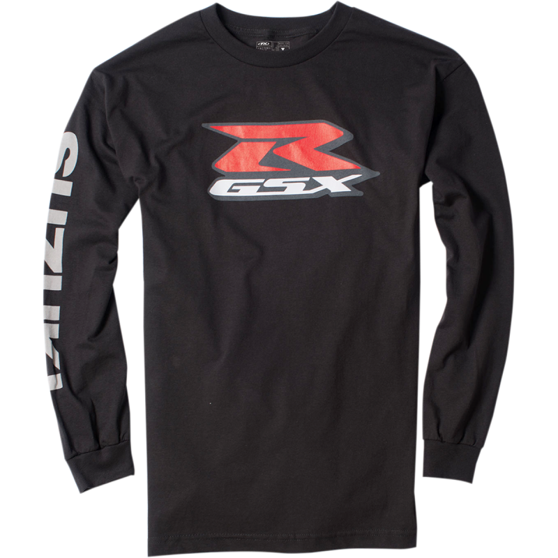 FACTORY EFFEX-APPAREL TEE LS SUZ GSXR BLACK MD 17-87412
