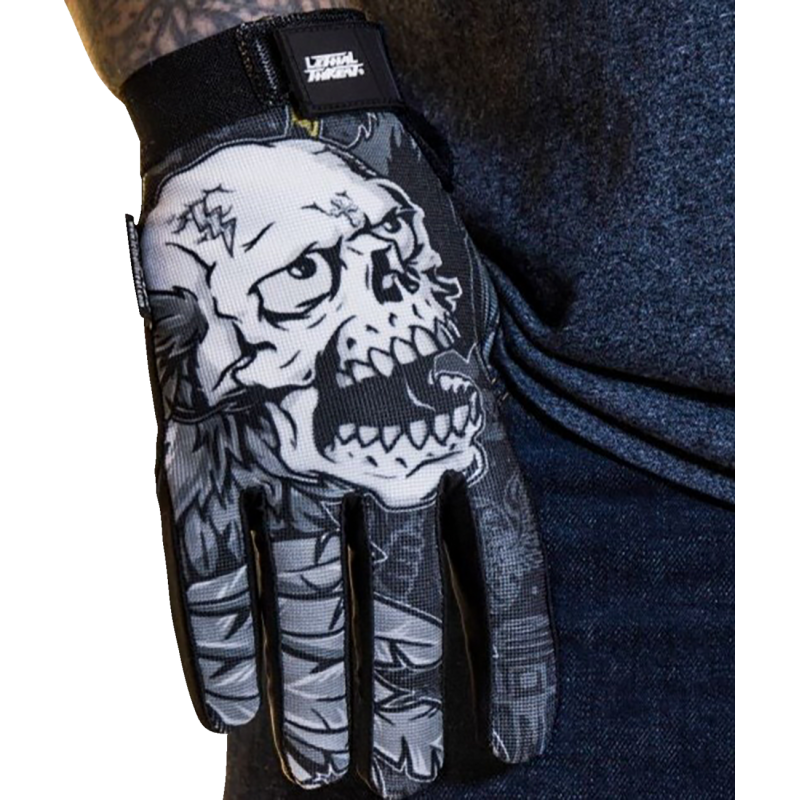 LETHAL THREAT GLOVE GOOD N EVIL BK 2XL GL15021XXL