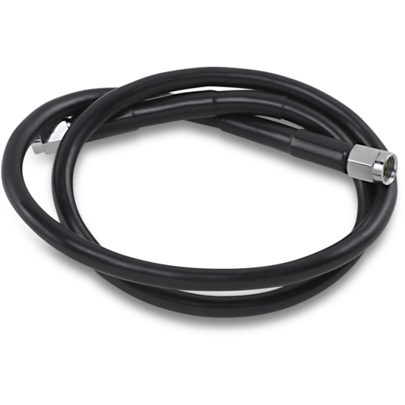 DRAG SPECIALTIES BLACK S/S BRAKE LINE 30" 830-BLK