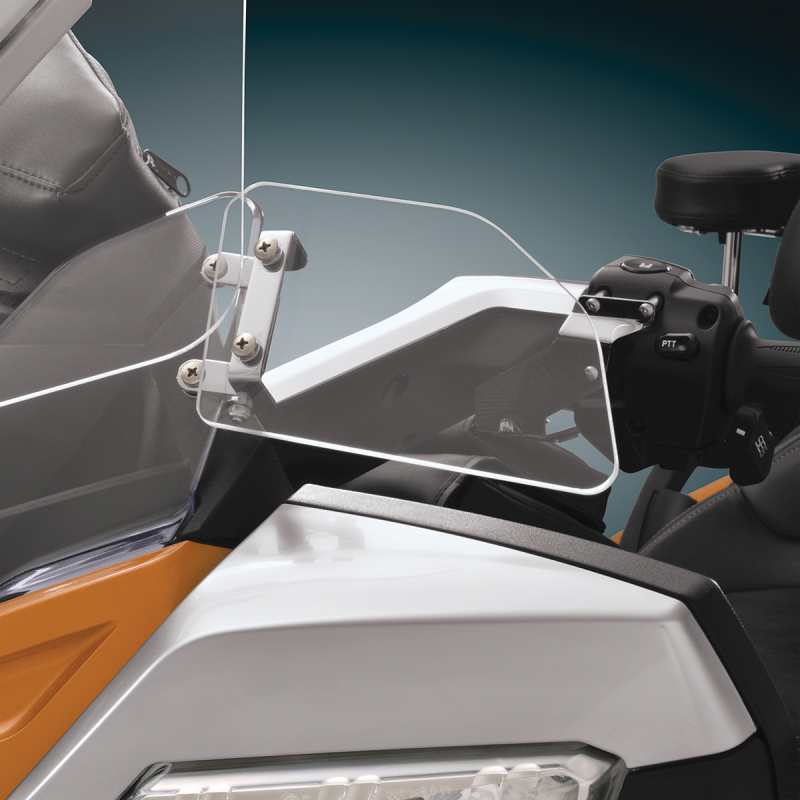 SHOW CHROME ABOVE MIRROR WIND DEFLECTOR RT SET 41-177