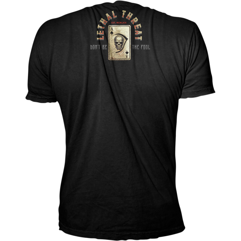 LETHAL THREAT TEE PLAYTHEHAND BLACK 2X LT20894XXL