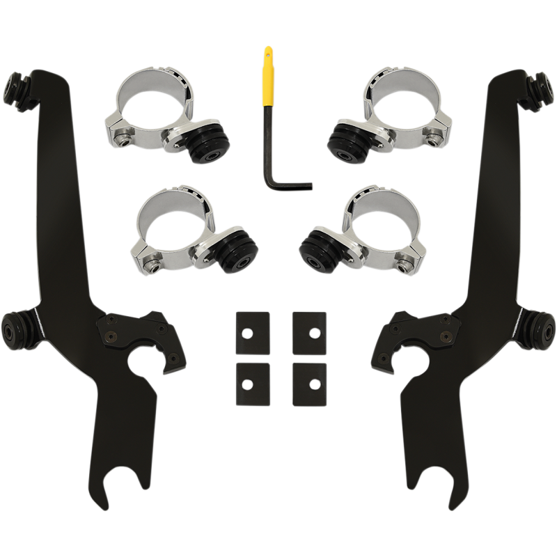 MEMPHIS SHADES METRIC MNT KIT SS REBEL 500 BLK MEB2031