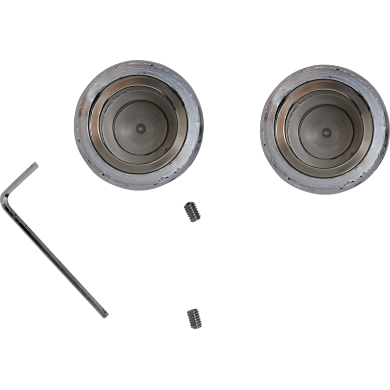 DRAG SPECIALTIES 00-07 FL/04-07FXD 1" AXLE CAPS (PR) 0309-0217