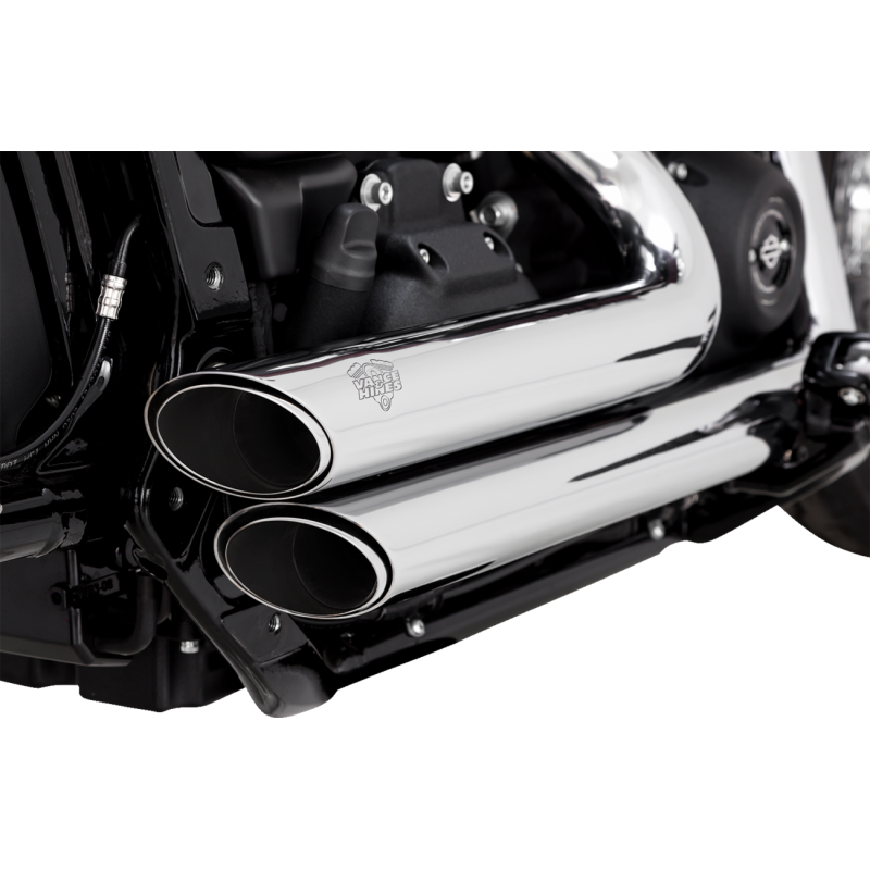 VANCE & HINES 18 - UP SFTL EXAUST CHR SS STAG 17333