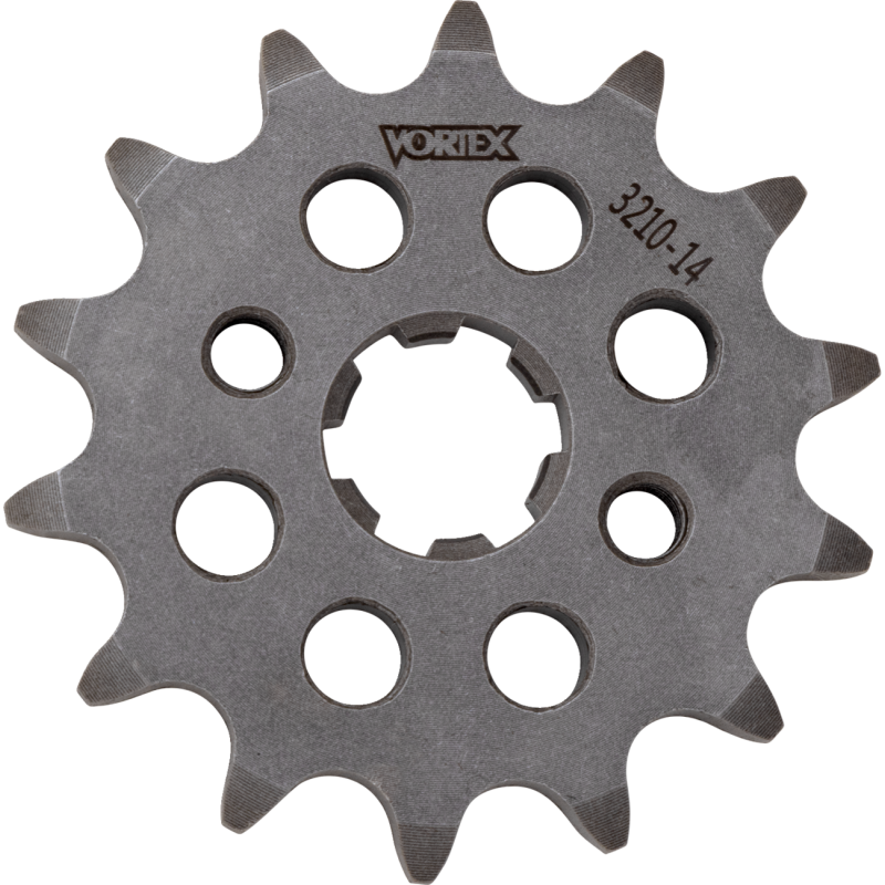 VORTEX SPROCKET VORTEX STEEL FRONT 420-14 TOOTH SLVR 3210-14