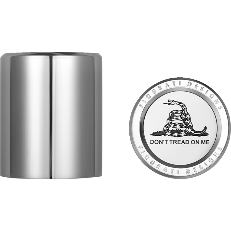 FIGURATI DESIGNS ND MAG DOCKING COVERS SILVER WITH DTOM 25.2X32MM FD40-DC-25.2/32-SS