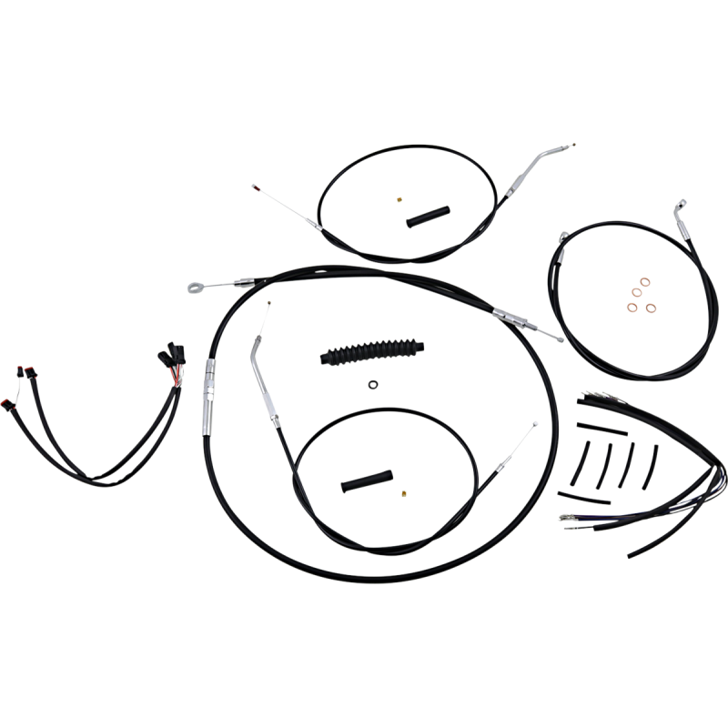 MAGNUM CONTROL CABLE KIT - XR - BLACK/CHROME 489663