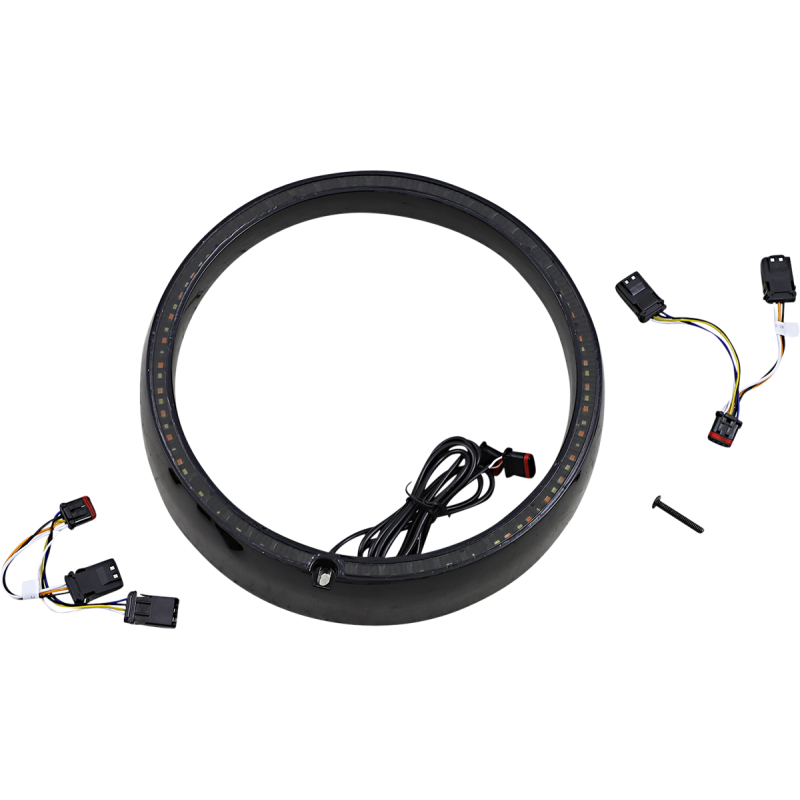 CUSTOM DYNAMICS TRIM RING BLK STD TSGNAL PB-7TR-AW-1B