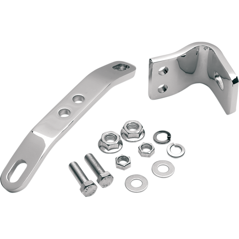 DRAG SPECIALTIES 48-84 B/TWIN MOTOR MOUNT CHROME 2PC DS-273619