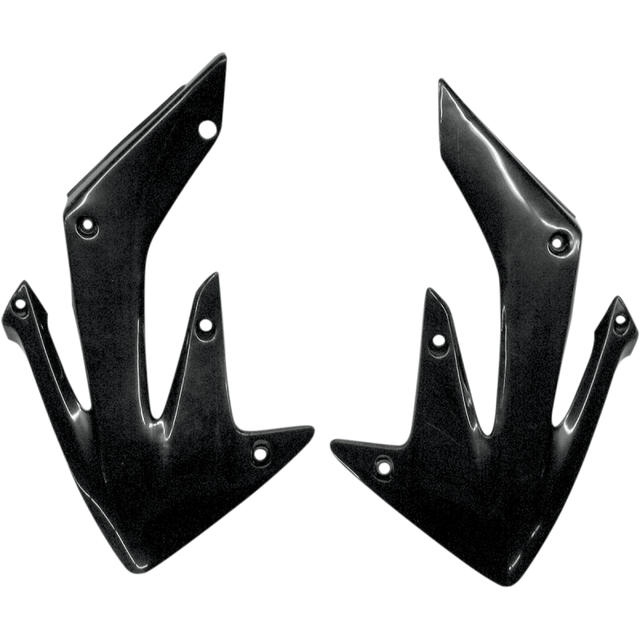 UFO CRF250R/X 04-13 RAD COVERS BLACK HO03634-001