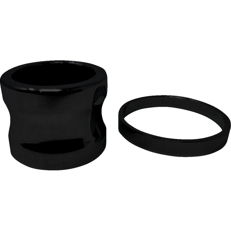 COVINGTONS AXLE SPACER - SMOOTH - BLACK - ABS C0008-B