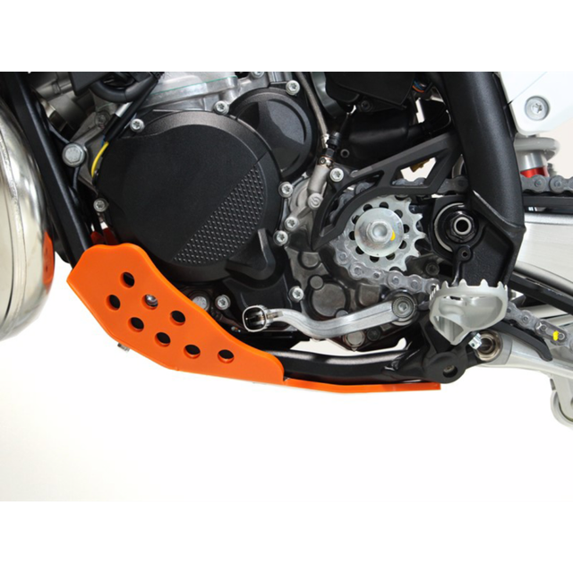 AXP RACING 6MM SKIDPLATE KTM 250-300 SX-XC ORANGE AX1635