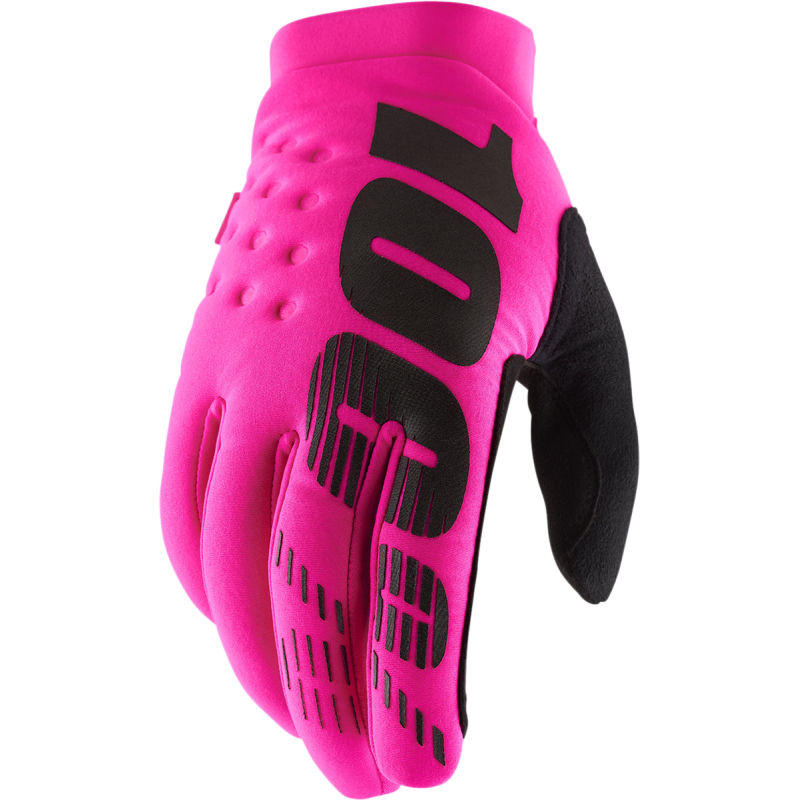 100% BRISKER GLOVES NEON PINK - 2XL 10003-00029