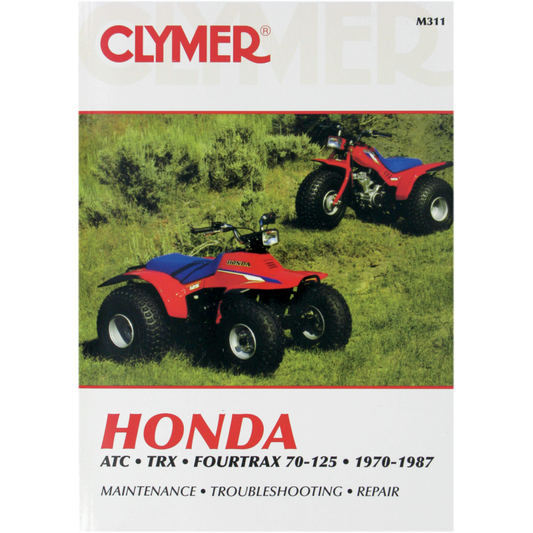 CLYMER 70-87 HONDA TRX 4 TRAX 70-125 MANUAL CM311