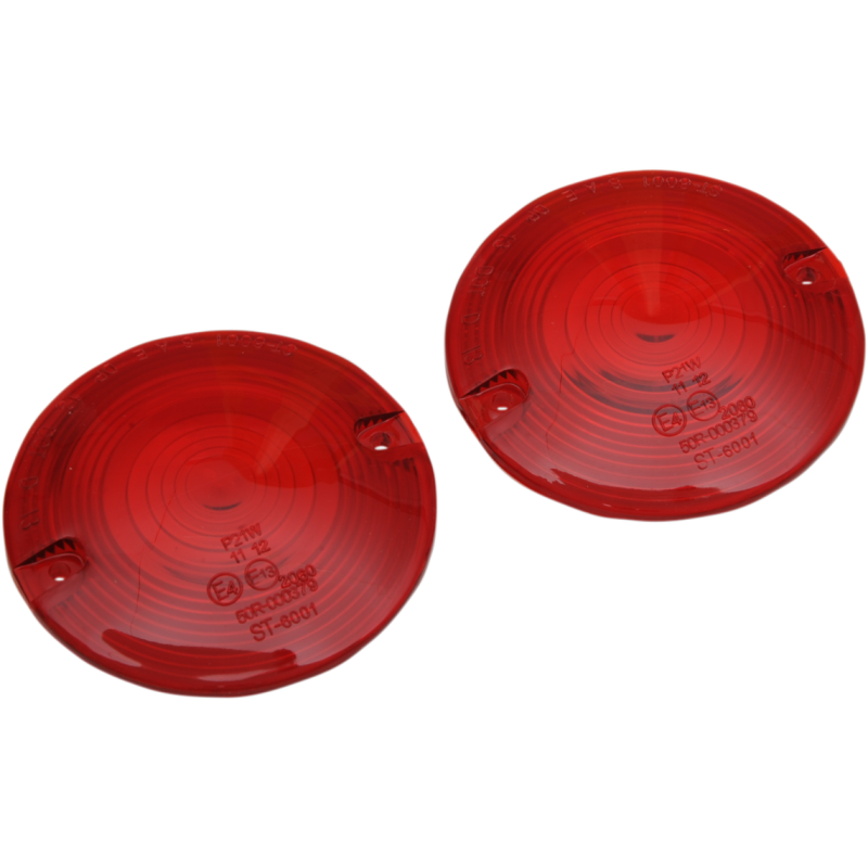 DRAG SPECIALTIES 80-19 FLHT T/S LENSES RED PR 2020-0639