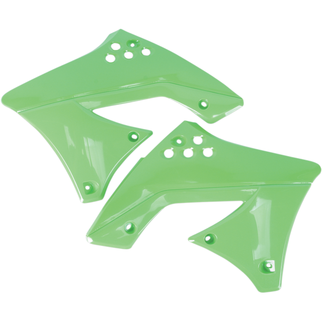 UFO KXF250 RAD COVER KX GREEN 10-11 KA04712-026
