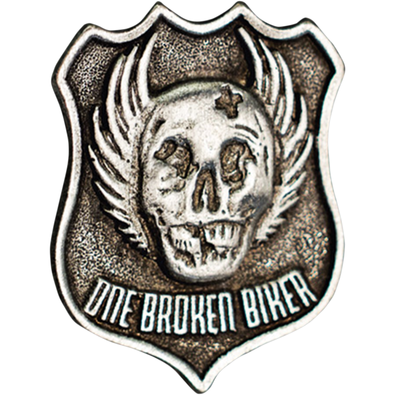 ONE BROKEN BIKER OBB CREST OG PIN PINCRESOG