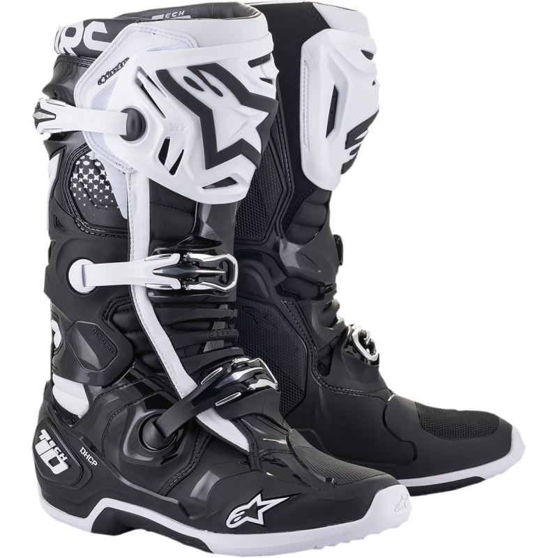 ALPINESTARS BOOT TECH 10 BK/WT 8 2010020-12-8