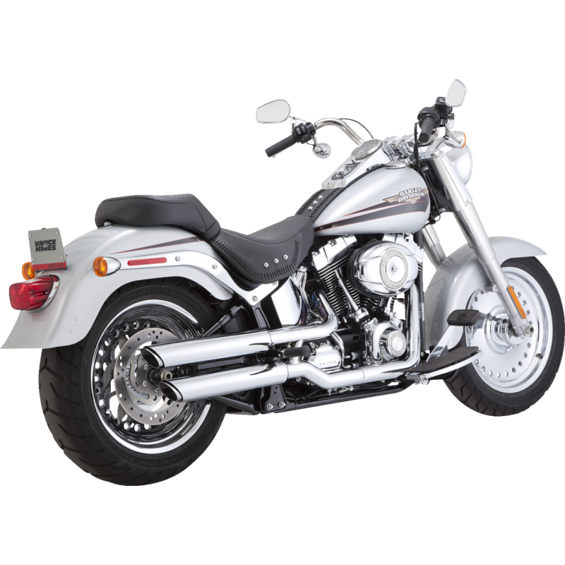 VANCE & HINES MUFFLERS 3"CHR TW SLASH 7-17 SOFTAIL 16343