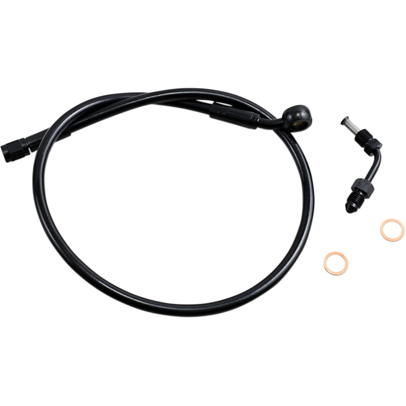 MAGNUM BRAKE LINE - UPPER WITH ADAPTER - BLACK SBB1501-25