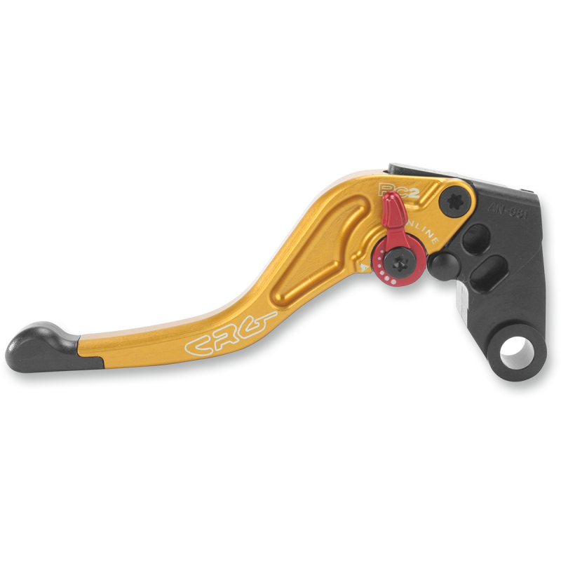 CRG CLUTCH LEVER RC2 SHORT GOLD 2AN-681-H-G
