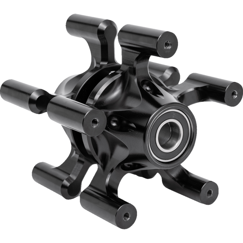 ARLEN NESS HUB FT DUAL SPIDER BLK 71-660