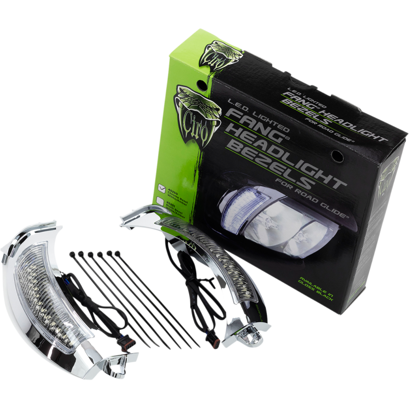 CIRO LLC 15-19 FLTRX LIGHT BEZEL FANG  CHR 45250