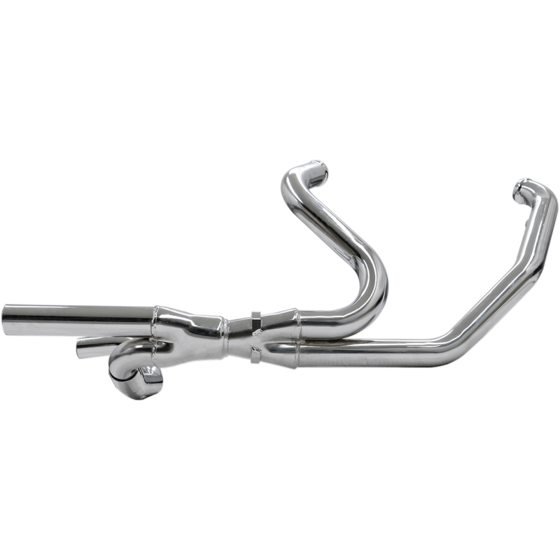 BASSANI XHAUST 09-16 FLH HEADPIPES 2X2 CHROME 1F14A