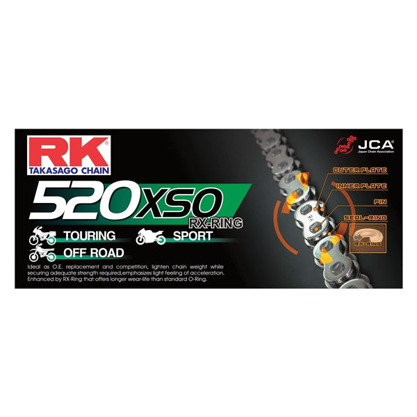 RK EXCEL 520XSO X 100L RK CHAIN 520XSO-100