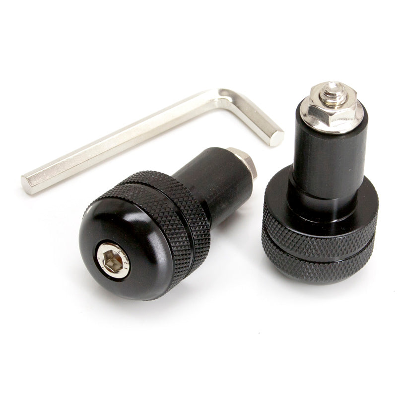 TOXIC BLACK HANDLEBAR PLUGS (2PCS). 0061401N