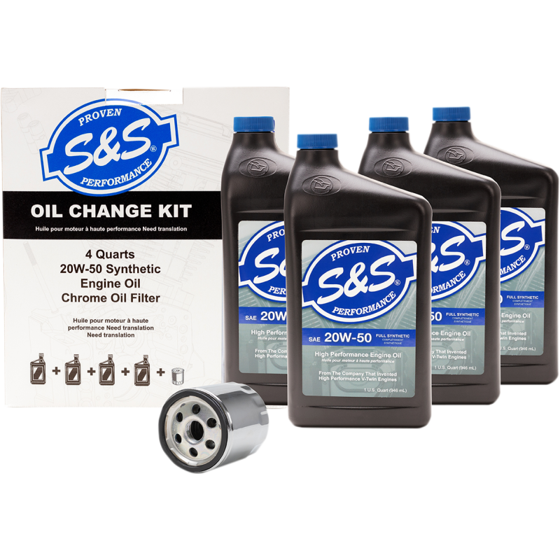 S&S CYCLE S&S OIL CHANGE KIT TWIN CAM 218942