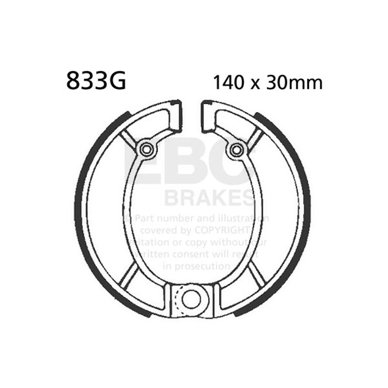 EBC EBC BRAKE BULTACO 833G 833G