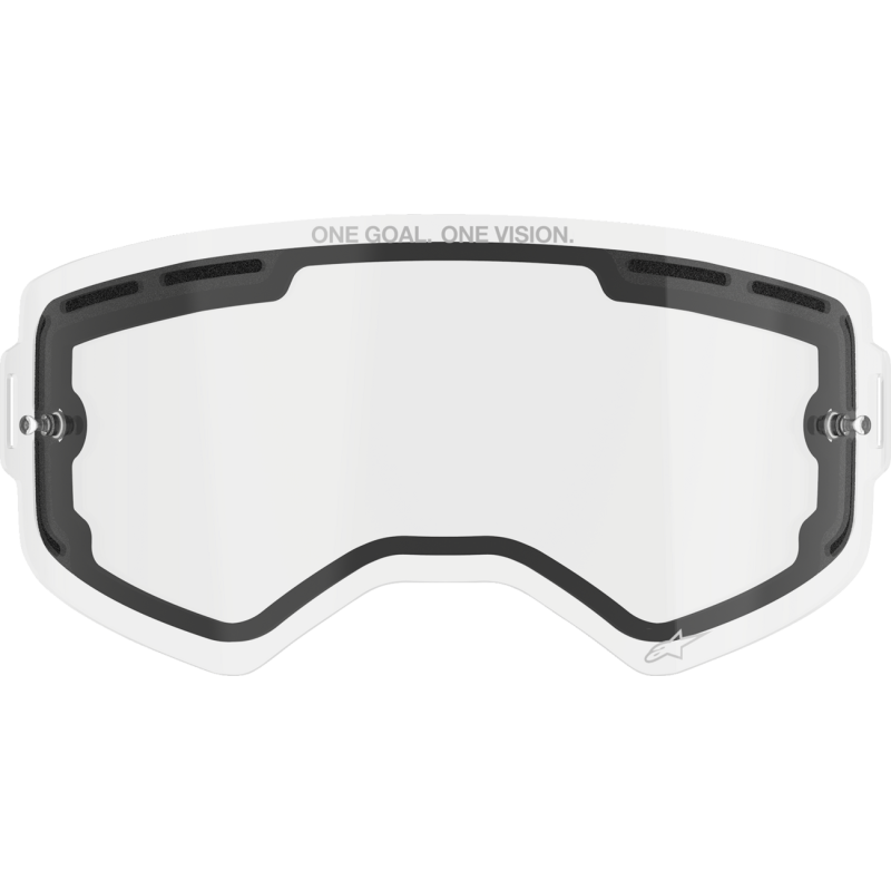 ALPINESTARS GOGGLES LENS STECH DOUBLE PANE CLEAR 9100425-016