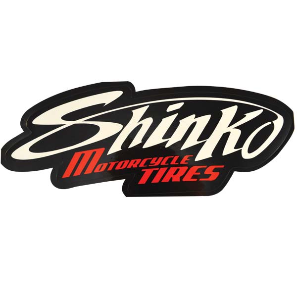 SHINKO MOTORCYCLE TIRES STICKER 10" "SHINKO 10""STICKR"