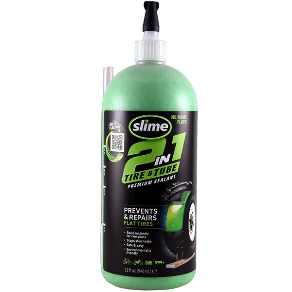 SLIME 2-IN-1 TIRE & TUBE SEALANT 32 OZ 10194-2