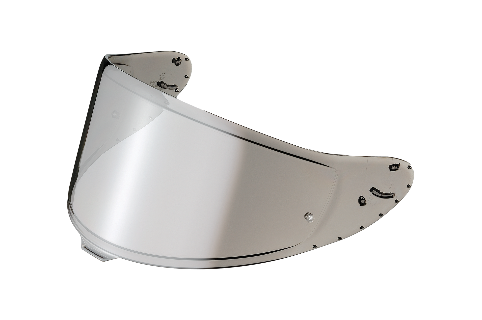 SHOEI CWR-F2 SHIELD W/PINS SPECTRA SILVER 10 CWRF2 SSLV OS