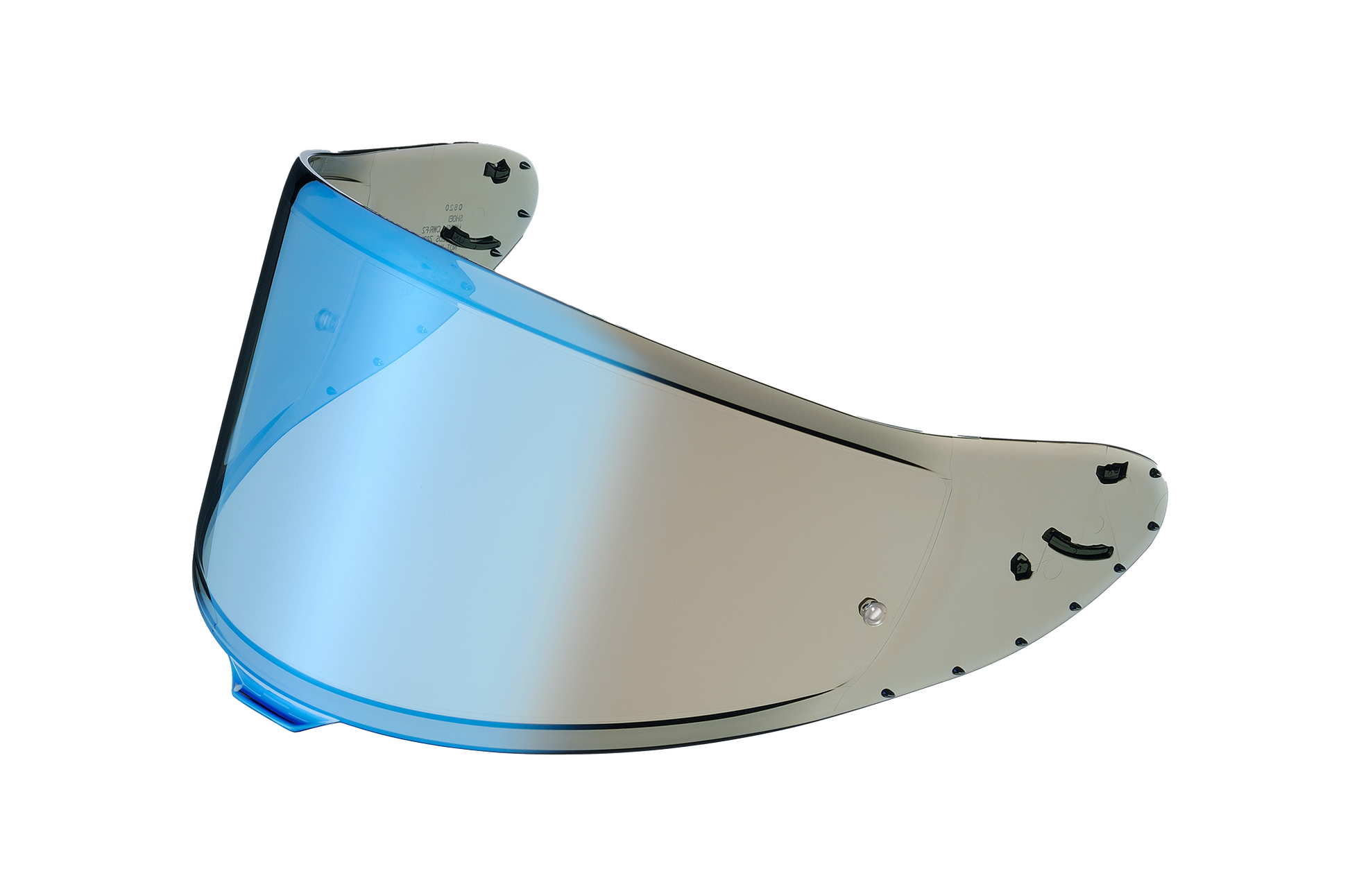 SHOEI CWR-F2 SHIELD W/PINS SPECTRA BLUE 10 CWRF2 SBL OS