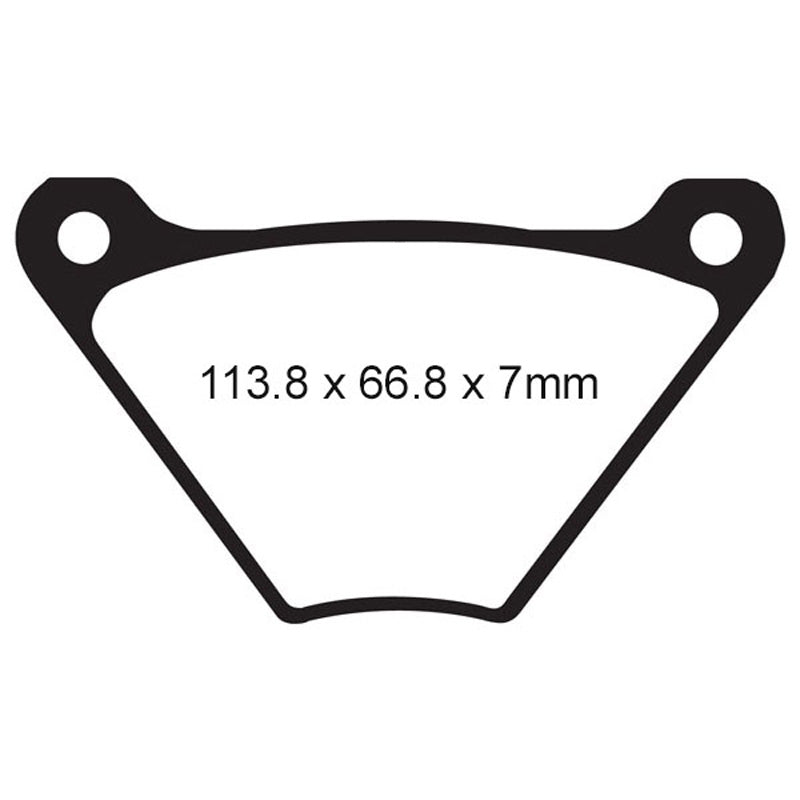 EBC EBC PAD FA24/2FERODO 310-0242(FDB185/R) 44005-74
