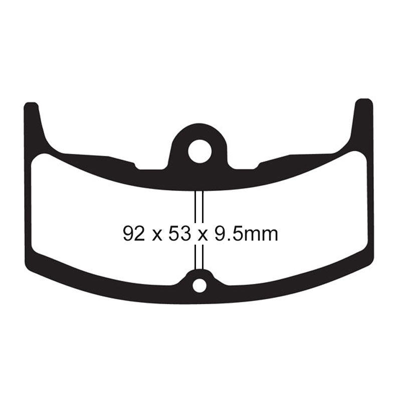 EBC EBC PAD FA80/2FERODO 310-0802(FDB310P) FA80_2