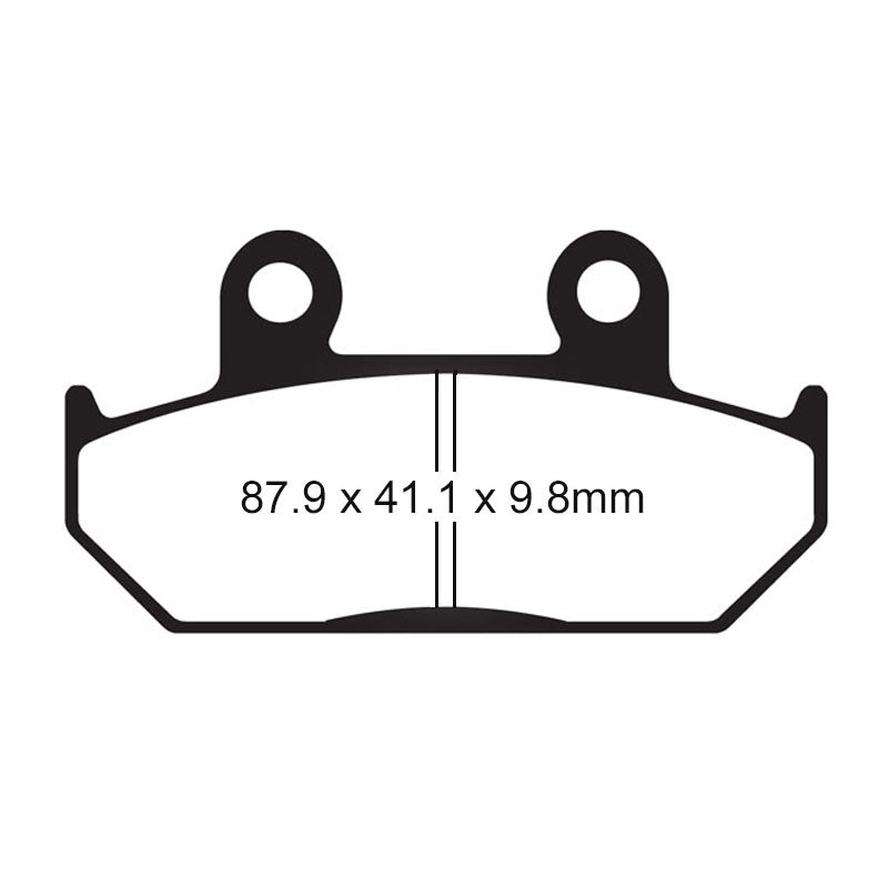 EBC EBC PAD FA1242FERODO 310-1242(FDB663P) FA124_2