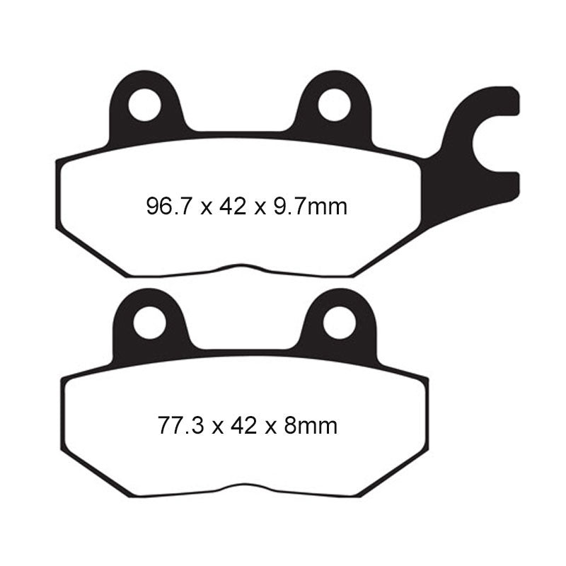 EBC EBC PAD FA215/2FERODO 310-165X(FDB631P)(VD250/165 FA215_2
